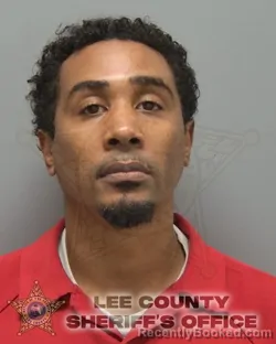 Mugshot of MIGUEL ANTONIO MORGAN booked in Lee County, Florida on March 12, 2026