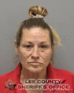 Mugshot of BONNIE DENIECE BOWHOLTZ booked in Lee County, Florida on March 12, 2026