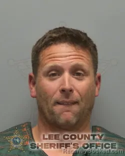 Mugshot of JASON WARNER booked in Lee County, Florida on March 12, 2026