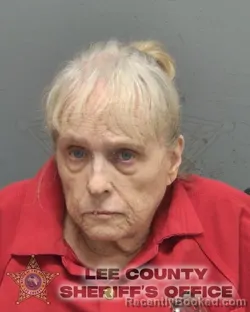 Mugshot of DIANE MARIE DAVIS booked in Lee County, Florida on March 13, 2026