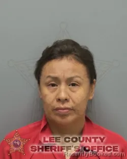 Mugshot of GLENDY MARISOL YATCAHUEC booked in Lee County, Florida on March 13, 2026