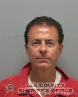 Mugshot of PETER JOHN RIZNYK booked in Lee County, Florida on March 14, 2026