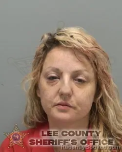 Mugshot of KATIE LYNN MOSIER booked in Lee County, Florida on March 14, 2026