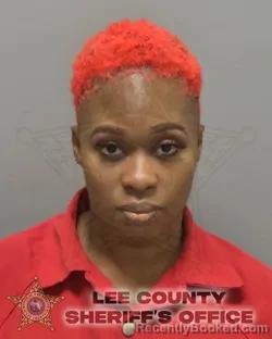 Mugshot of BIANCA DE JUSTE booked in Lee County, Florida on March 14, 2026