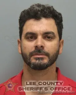 Mugshot of WOSHINGTON FERREIRA SOUZA booked in Lee County, Florida on March 14, 2026