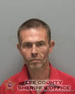 Mugshot of MARK EDWARD EATON booked in Lee County, Florida on March 14, 2026
