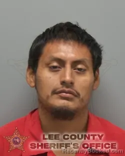 Mugshot of DANIEL PARRENO GONZALEZ booked in Lee County, Florida on March 14, 2026