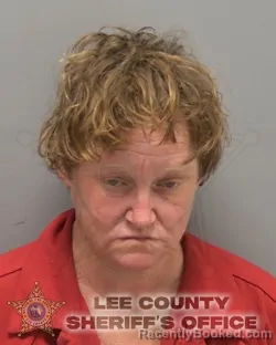 Mugshot of KATHERINE ELIZABETH BROWN booked in Lee County, Florida on March 14, 2026