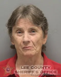 Mugshot of DENISE RAE CUTLER booked in Lee County, Florida on March 15, 2026