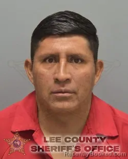 Mugshot of PEDRO MONTERO REYES booked in Lee County, Florida on March 15, 2026