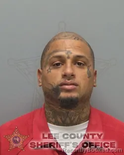 Mugshot of ABRAHAM ISAAC RIVERA booked in Lee County, Florida on March 16, 2026