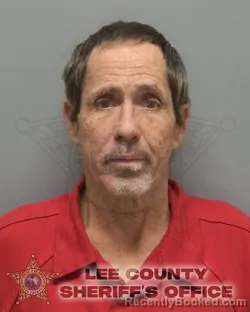 Mugshot of GARY MICHAEL HALLENBECK booked in Lee County, Florida on March 16, 2026