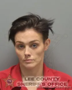 Mugshot of AURIELLE VICTORIA TEDESCO booked in Lee County, Florida on March 16, 2026