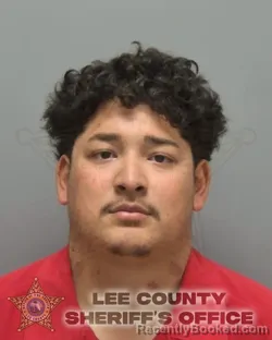 Mugshot of ERIC EMANUEL SANTANA booked in Lee County, Florida on March 16, 2026