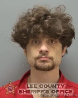 Mugshot of WESLEY JORDAN IOANNIDES booked in Lee County, Florida on March 16, 2026