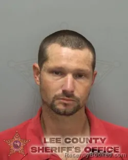 Mugshot of DUSTIN WAYNE HALL booked in Lee County, Florida on March 17, 2026