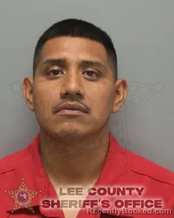 Mugshot of JUAN CARLOS VANEGAS booked in Lee County, Florida on March 18, 2026