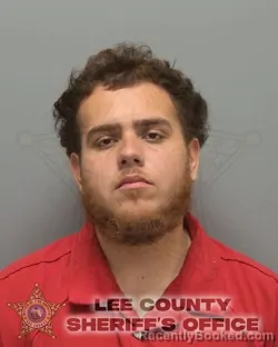 Mugshot of NATHANIEL EDWARD GOMEZ booked in Lee County, Florida on March 18, 2026