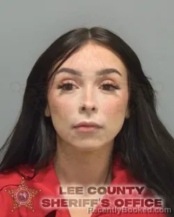 Mugshot of KAYLA LEE SALAS booked in Lee County, Florida on March 18, 2026