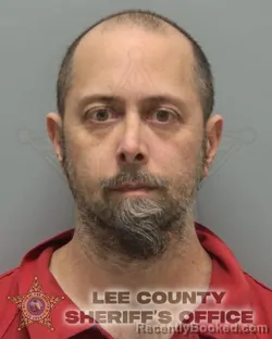 Mugshot of BRENT ASHLEY FOLCIK booked in Lee County, Florida on March 19, 2026