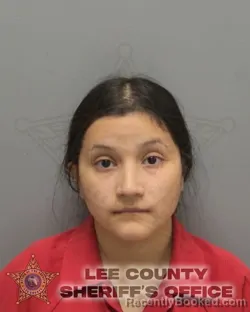 Mugshot of VERONICA YESENIA JUAN booked in Lee County, Florida on March 19, 2026