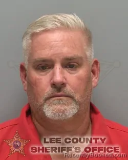 Mugshot of JUSTIN OWENS booked in Lee County, Florida on March 20, 2026