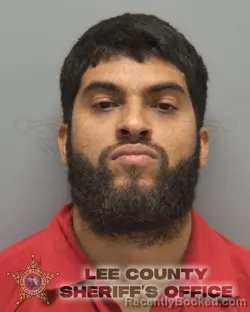 Mugshot of JEFFREY JESUS ROJAS booked in Lee County, Florida on March 20, 2026