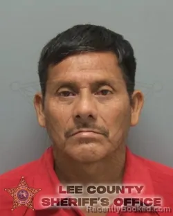Mugshot of ALONZO NOLASCO PASCUAL booked in Lee County, Florida on March 20, 2026