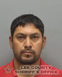 Mugshot of PABLO FELIPE MEDINA VILLAGOMEZ booked in Lee County, Florida on March 20, 2026