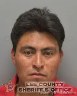 Mugshot of PEDRO ROLANDO ITZEP ITZEP booked in Lee County, Florida on March 20, 2026