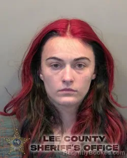 Mugshot of HAYLEY MORGAN TAYLOR booked in Lee County, Florida on March 20, 2026