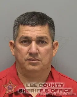 Mugshot of DEIVIS DOMINGUEZ CARDOZO booked in Lee County, Florida on March 21, 2026