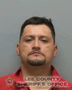 Mugshot of PLEITES MEJIA HANS PATRICK booked in Lee County, Florida on March 21, 2026