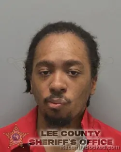 Mugshot of NATHANIEL KEISHAWN LABARDY booked in Lee County, Florida on March 21, 2026
