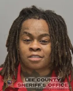 Mugshot of LACHADA BRINETTA PETERSON booked in Lee County, Florida on March 21, 2026