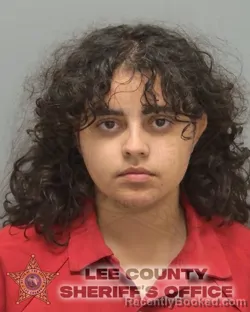Mugshot of KIANA ROSA OTERO booked in Lee County, Florida on March 21, 2026