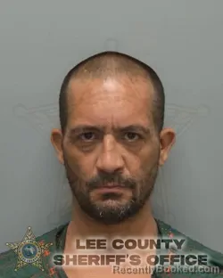 Mugshot of JEFFERY PEREZ booked in Lee County, Florida on March 22, 2026