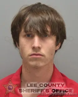 Mugshot of CAYDEN SCHELL booked in Lee County, Florida on March 22, 2026