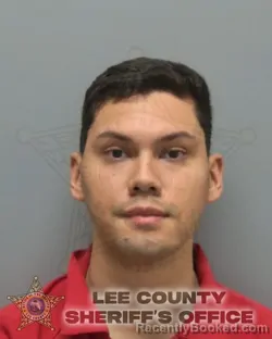 Mugshot of NEWMAN GABRIEL VASQUEZ BARRIENTOS booked in Lee County, Florida on March 22, 2026