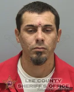 Mugshot of JUSTEN ANDREW BURTON booked in Lee County, Florida on March 22, 2026