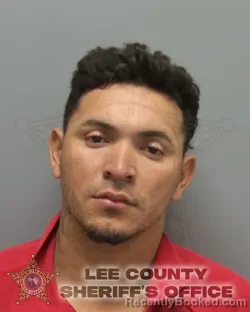 Mugshot of WALTER DOLORES JARQUIN MEJIA booked in Lee County, Florida on March 22, 2026