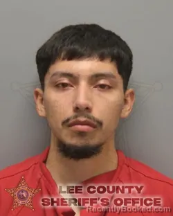 Mugshot of ARAHTT MISSAEL RIOS booked in Lee County, Florida on March 22, 2026