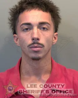 Mugshot of CHAZZ ALEXANDER JARVIS booked in Lee County, Florida on March 22, 2026