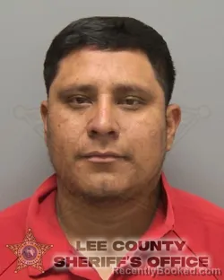 Mugshot of ALEXI RODIMIRO GONZALEZ SANTOS booked in Lee County, Florida on March 22, 2026