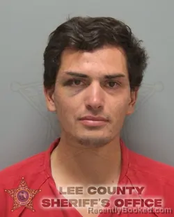 Mugshot of GEORGE JOHN GERMANOS booked in Lee County, Florida on March 23, 2026