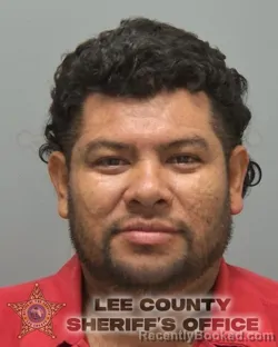 Mugshot of WALFRED ALEXANDER MARTINEZ CARAVANTES booked in Lee County, Florida on March 23, 2026