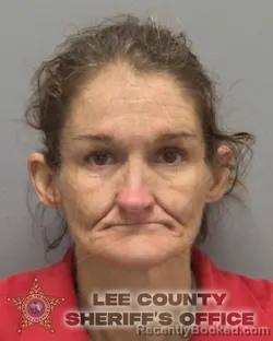 Mugshot of BARBARA SUE CARRAWAY booked in Lee County, Florida on March 23, 2026