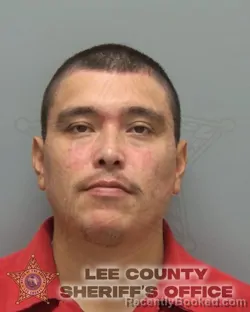 Mugshot of ALBERTO YOCED CALDERON booked in Lee County, Florida on March 23, 2026