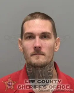 Mugshot of RYAN PATRICK STARR booked in Lee County, Florida on March 23, 2026