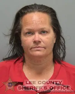 Mugshot of MANDY ROSE ROBINSON booked in Lee County, Florida on March 23, 2026